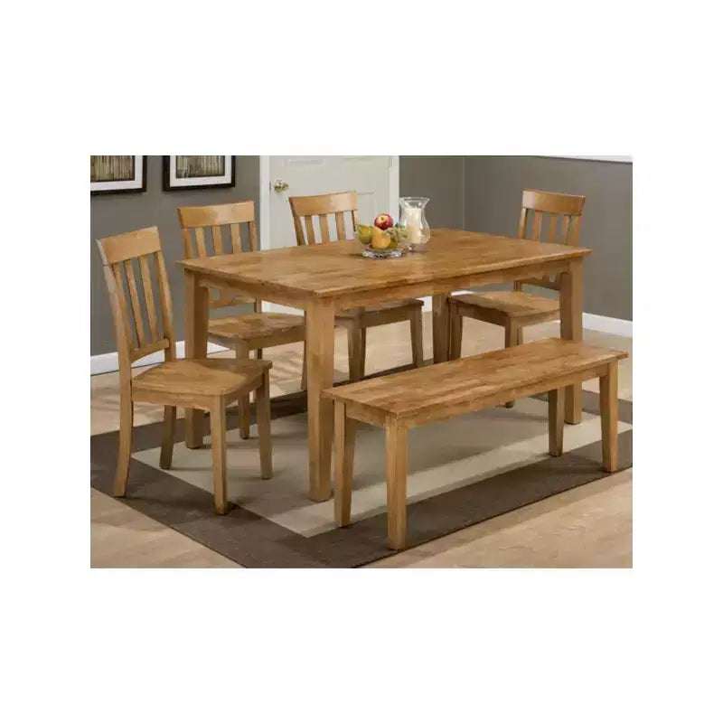 Banc classique en bois massif de 48 pouces
