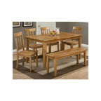 Banc classique en bois massif de 48 pouces