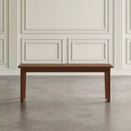 Banc classique en bois massif de 48 pouces