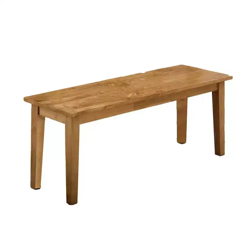 Banc classique en bois massif de 48 pouces