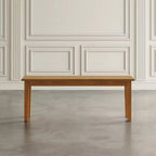 Banc classique en bois massif de 48 pouces