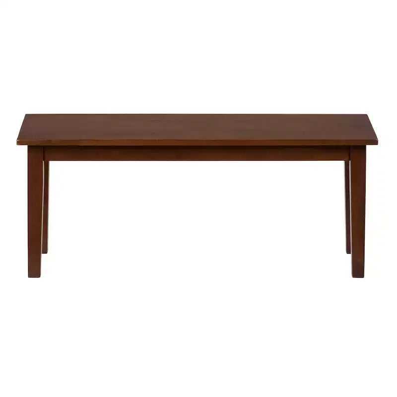 Banc classique en bois massif de 48 pouces