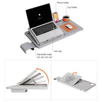 Tablette d'appoint standard pour accoudoir de chaise, support d'ordinateur portable réglable
