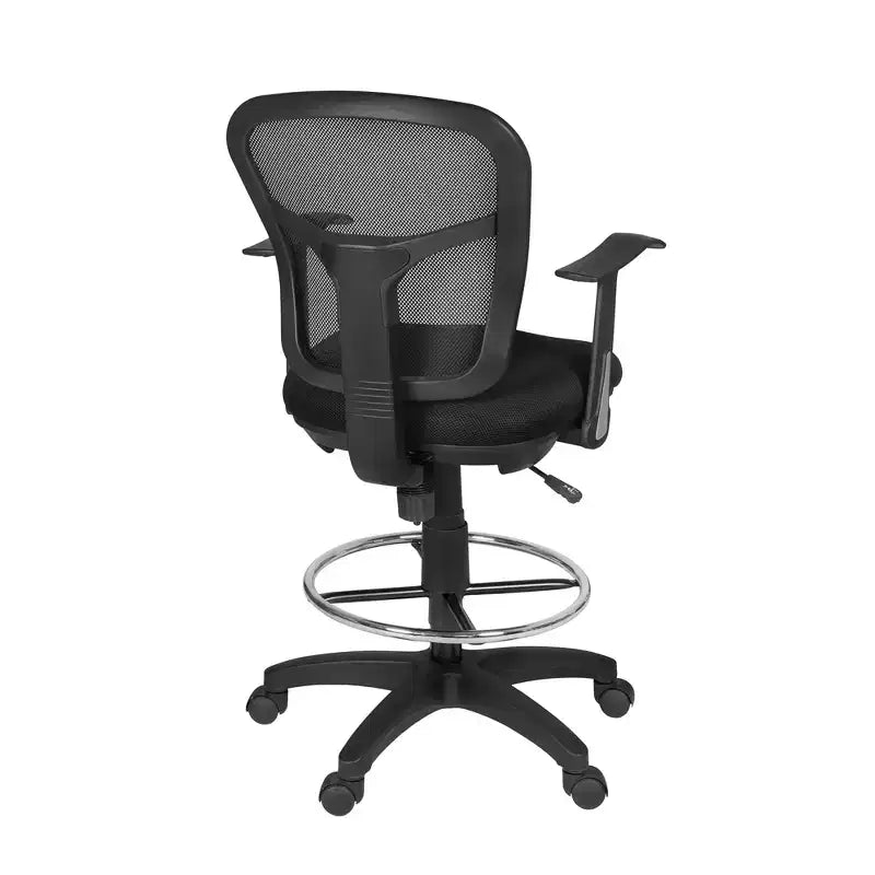 Tabouret de bar pivotant Harrison, noir