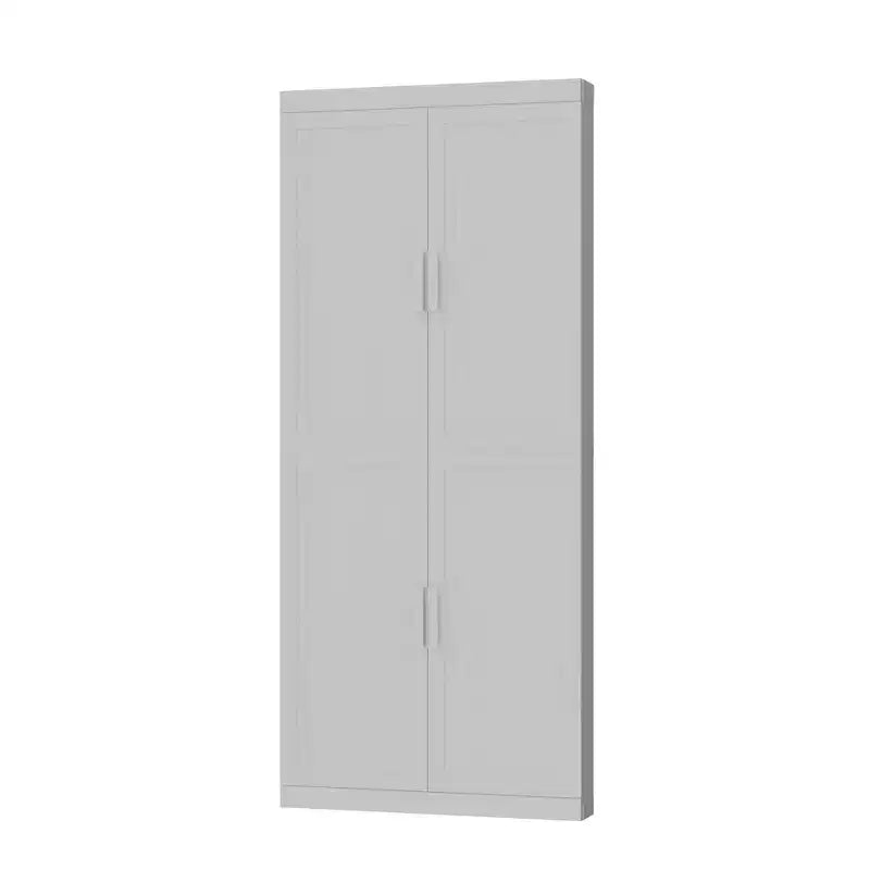Table d'appoint ronde moderne, gris Gauntlet
