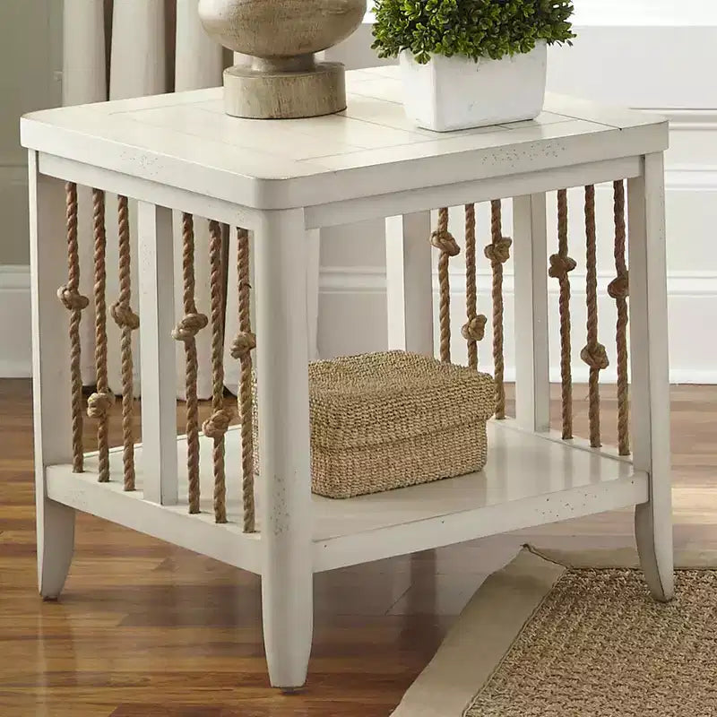 Liberty Furniture, Table d'appoint Dockside, Blanc