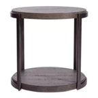 Liberty Furniture,Modern View Round End Table in Gauntlet Gray