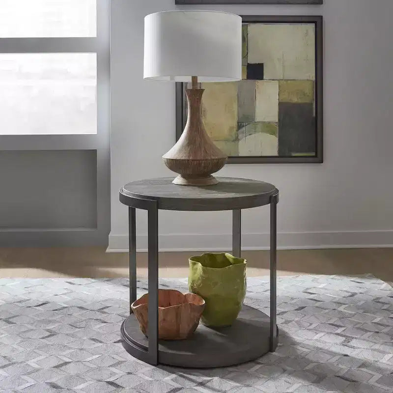 Table d'appoint Dockside Coastal, Blanc