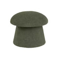 Crestview Collection Green Upholstered Mushroom Ottoman with Storage