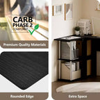 Bureau d'angle en L avec étagères de rangement ouvertes pour bureau à domicile