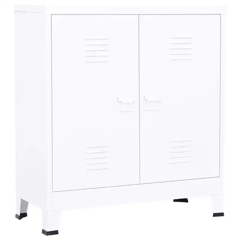 vidaXL File Cabinet Sideboard Storage Chest Cabinet for Home Office Steel