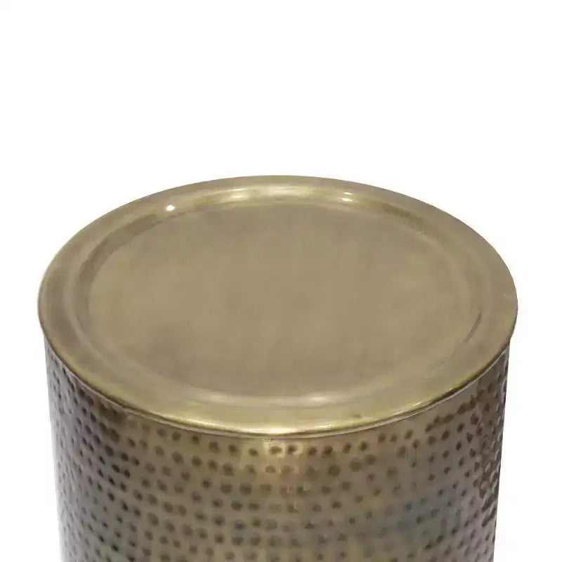 Table d'appoint industrielle en métal Ledger