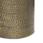 Table d'appoint industrielle en métal Ledger