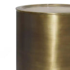 Table d'appoint industrielle en métal Ledger