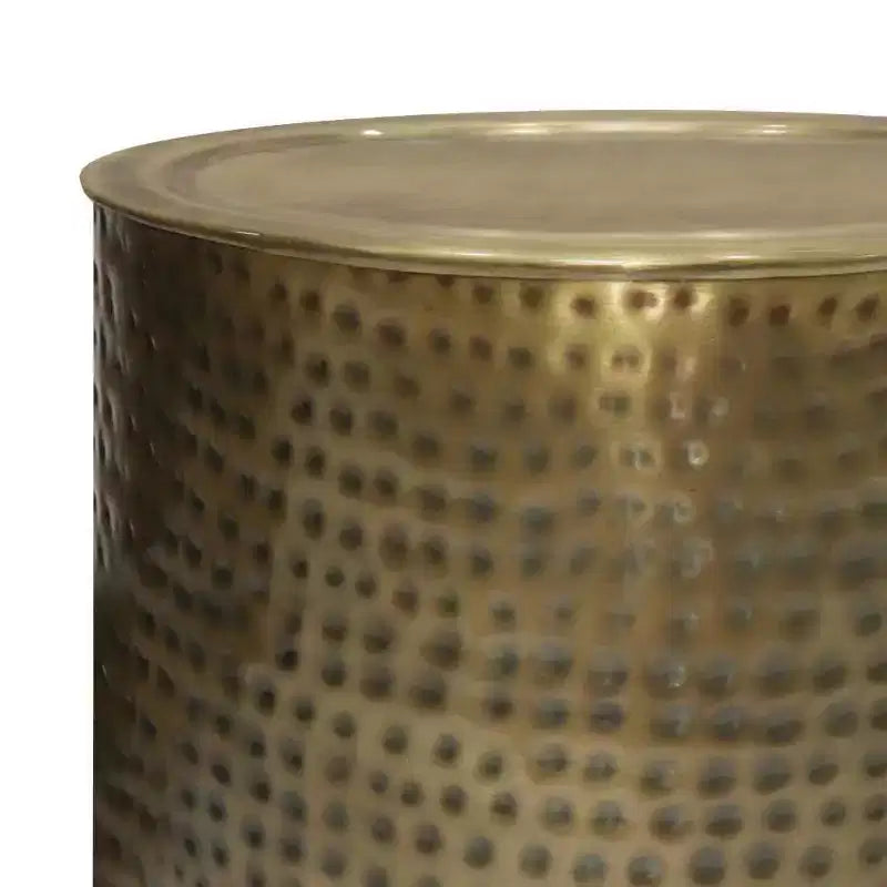Table d'appoint industrielle en métal Ledger
