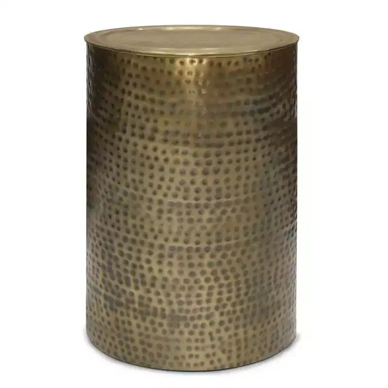 Table d'appoint industrielle en métal Ledger