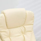 Fauteuil de bureau de direction massant à dossier haut, 6 points de vibration, similicuir, inclinable chauffant