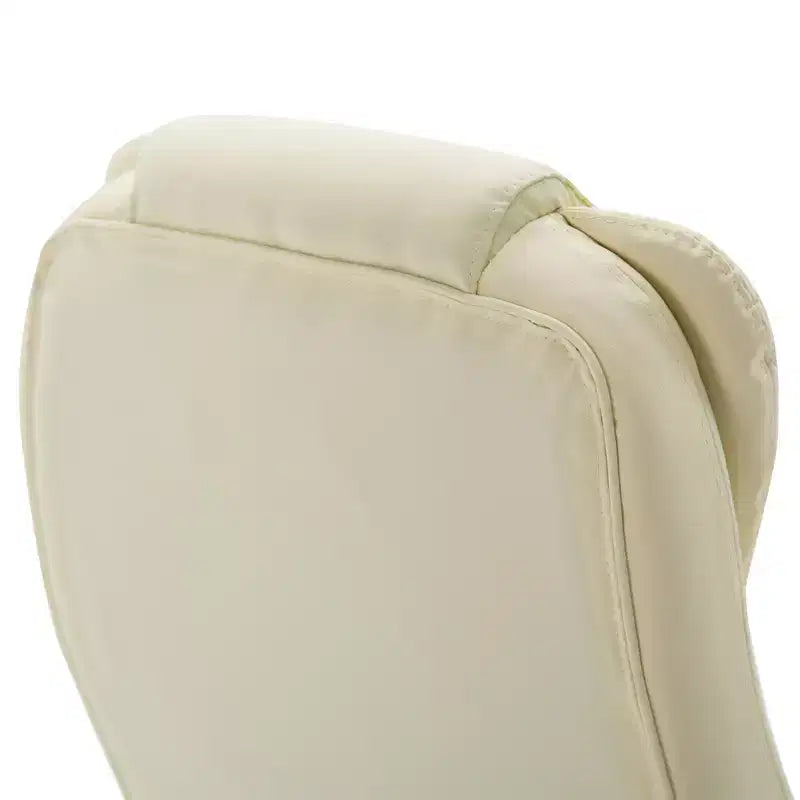Fauteuil de bureau de direction massant à dossier haut, 6 points de vibration, similicuir, inclinable chauffant