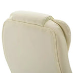 Fauteuil de bureau de direction massant à dossier haut, 6 points de vibration, similicuir, inclinable chauffant