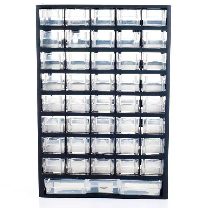 Boîte de rangement et d'organisation à 41 compartiments pour pièces de quincaillerie